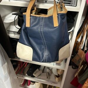 Coach Tan Leather Shoulder Bag